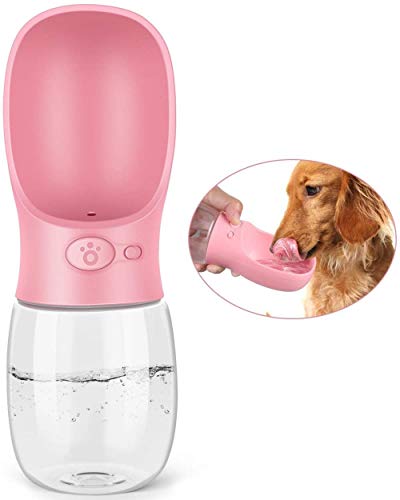 zaizai Wasserflaschen für Hunde, tragbare Wasserflasche für Haustiere, Wasserflasche für Hunde im Freien - 350 ml ABS-Kunststoffkunststoff