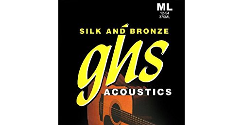 GHS™ Strings »SILK AND BRONZE - 370ML - ACOUSTIC GUITAR« Saiten für Akustik-Gitarre - Copper-Tin-Phosphor Alloy - Medium Light: 012-054