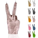 Candellana Hand PEACE Kerze - Hand Figur - Coole Deko - Gothic Deko - Grunge Deko Kerze - Heavy Metal Deko - Grunge Room Decor - Büro Gadgets - Kerzen Deko - Lustige Kerze