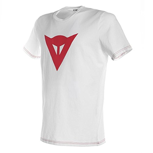 Dainese T-Shirt, Weiss/Rot, Größe XL