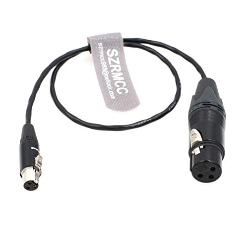 SZRMCC Mikrofonkabel für Soundgeräte 633 442 688 Mixer XLR 3 Pin Female auf Neutrik Mini XLR 3 Pin Female