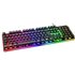 DELTACO Gaming PC Gamer Tastatur - Keyboard mit RGB Tasten und Qwertz Layout deutsch, beleuchtet, USB Kabel, Tastaturen Beleuchtung, Aluminium, Membran Schalter, ergonomisch, kabelgebunden, schwarz