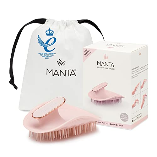 Manta Hair Manta Hair Voll Flexible Haarbürste verhindert Haarbruch pink 0,13 kg