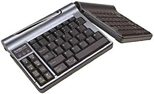 BakkerElkhuizen Goldtouch Travel Go2 USB-Tastatur Deutsch, QWERTZ, Windows® Schwarz Faltbar, USB-Anschluss