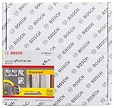 Bosch Professional 10 Stück Diamanttrennscheibe Standard for Universal (Beton und Mauerwerk, 180 x 22,23 mm, Zubehör Winkelschleifer)