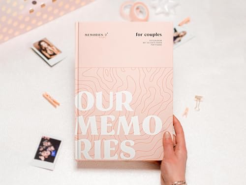 memories2make Fotobuch für Paare - 32 einzigartige Abenteuer & Date-Ideen zum Freirubbeln