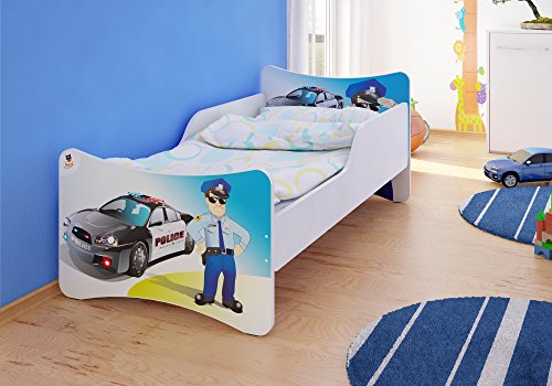 Best For Kids Kinderbett mit Schaummatratze mit TÜV Zertifiziert 90x200 cm