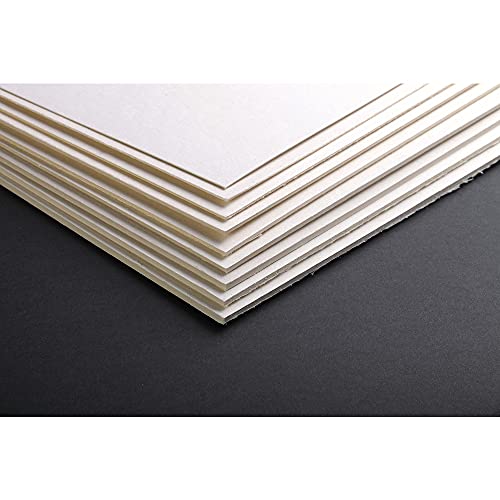 Clairefontaine 93961C Packung (mit 10 Holzkartons, 60 x 80 cm, 1,5 mm, 825 g, ideal für Modellbau, leicht und glatt, 100% Zellulose) 10er Pack beige