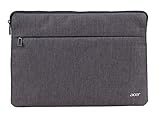 Acer Notebook Tasche / Protective Sleeve (geeignet für alle 15,6 Zoll Notebooks und Chromebooks und kleiner, universelle Schutzhülle, mit Fronttasche) grau