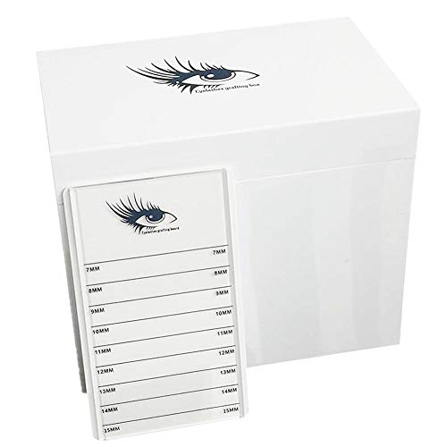 Wimpern Aufbewahrungsbox, Pfropfen Wimpern Aufbewahrungs​box,10 Schicht Weiß Große Kapazität Acryl Aufbewahrungsbox für Wimpern Display Board Or Nagel