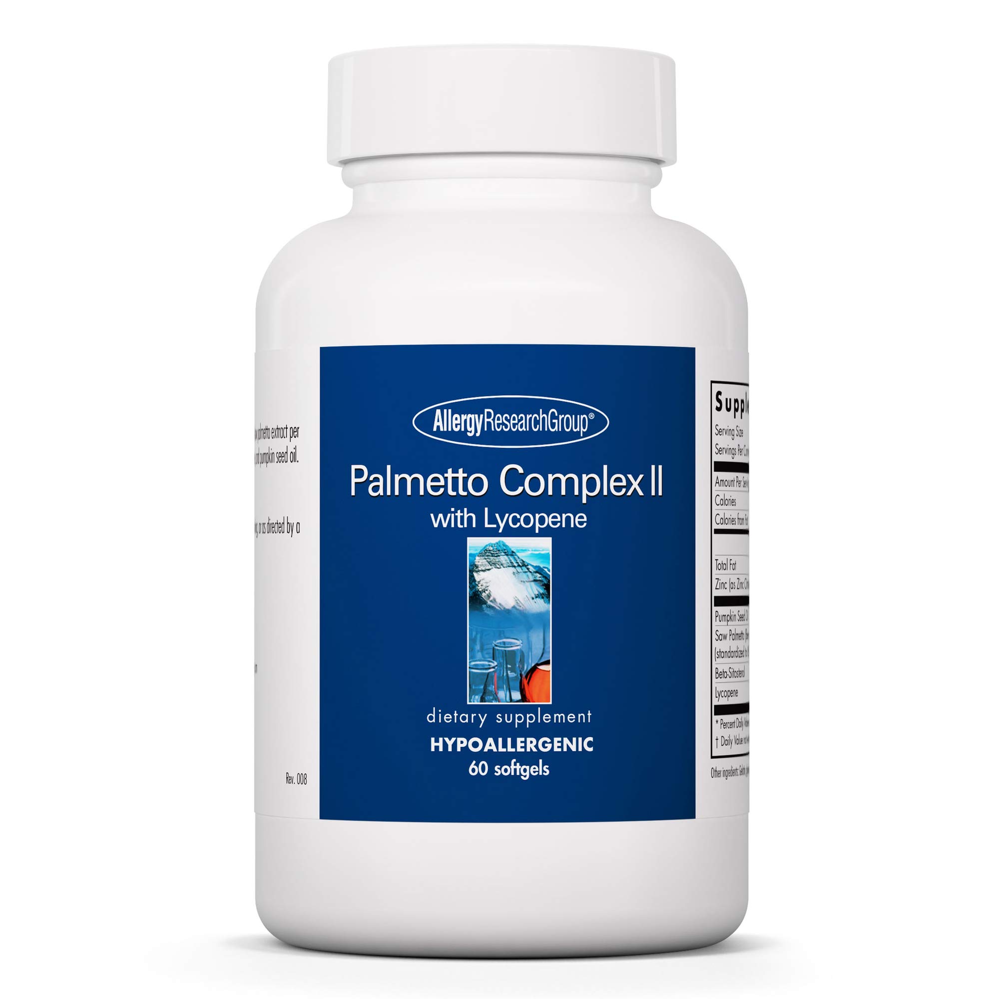 Allergy Research Group Palmetto Complex II with Lycopene -- 320 mg - 60 Softgels