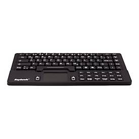 KeySonic KSK-5031IN - Tastatur - mit Touchpad - Englisch - Schwarz