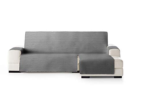 Eysa Oslo Sofa überwurf, Polyester, C/6 grau, Chaise Longue 240 cm. Geeignet für Sofas von 250 bis 300 cm
