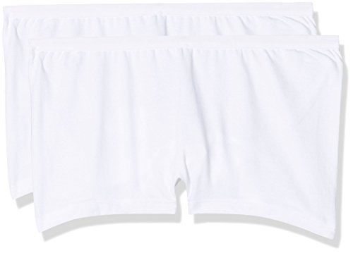 Palmers Damen Panties Natural Cotton, 2er Pack, Weiß (Weiss 100), 40 (Herstellergröße: M)