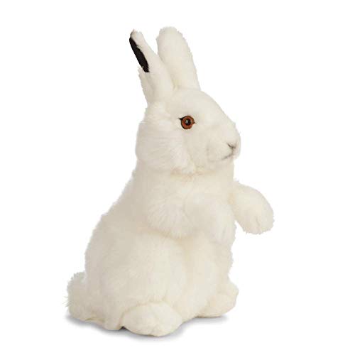 Living Nature Soft Toy - Stofftier Schneehase, weiß (30cm)