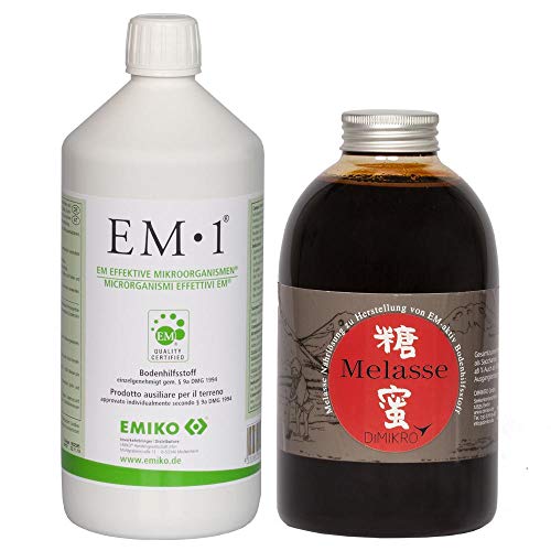 EM 1 Urlösung (EMIKO )+ Melasse (DIMIKRO )(je 1 Liter)+ Infobroschüre über EM - Effektive Mikroorganismen