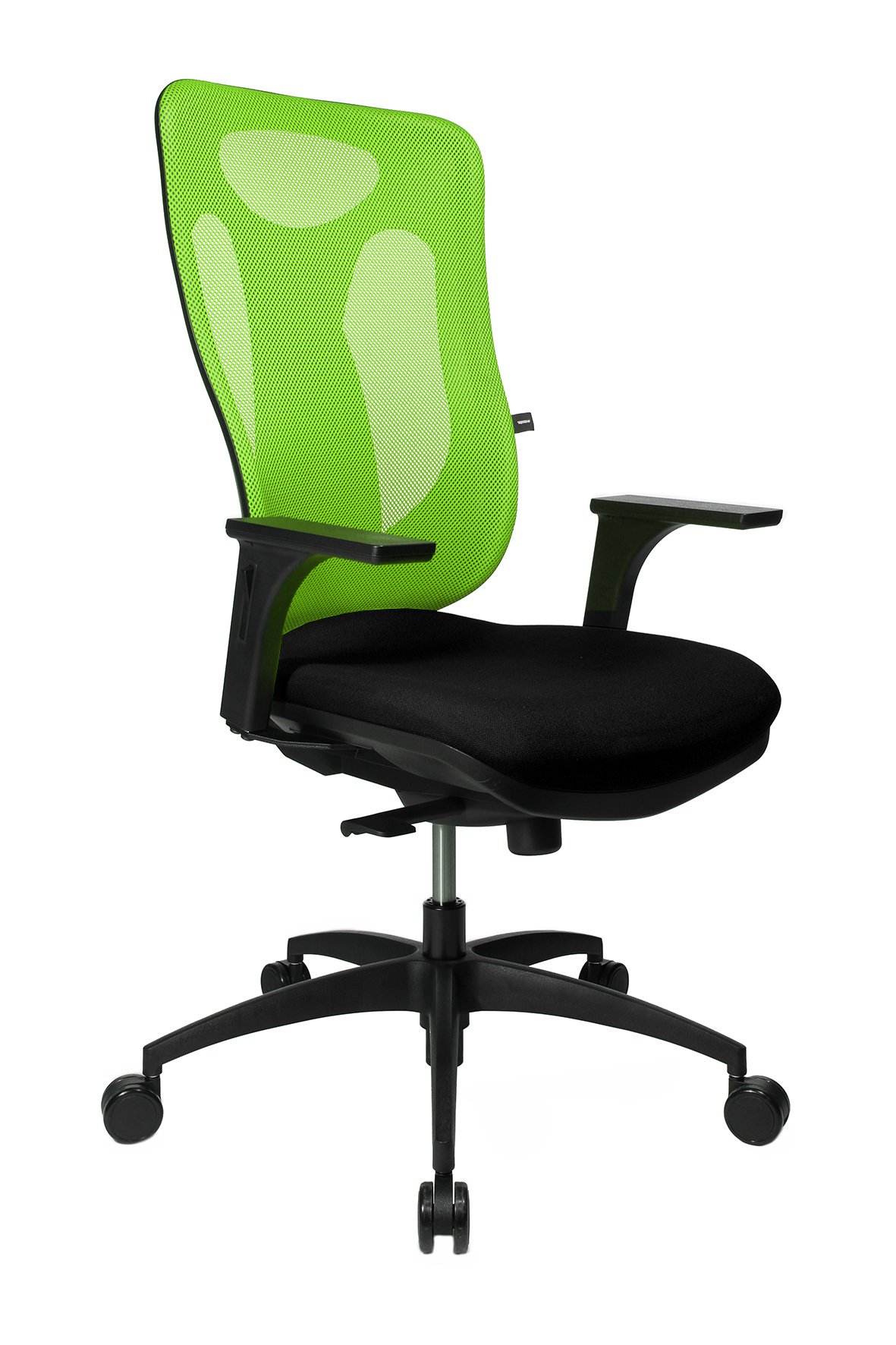 Topstar Bürostuhl Net Pro 100 inkl. höhenverstellbaren Armlehnen schwarz/grün