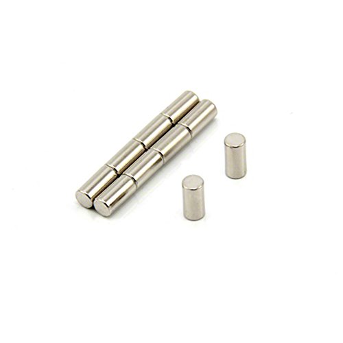Magnet Expert® 4mm dia x 8mm dick N42 Neodymium-Magnet - 0.7kg Pull (100 Stück)