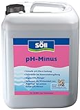 Söll 80444 pH-Minus Senker Soforthilfe 5 Liter - Flüssiges Wasserpflegemittel wirkt entgiftend regulierend nährstoffanreichernd gegen zu hohe pH-Werte und Ammoniak-Werte im Fischteich & Gartenteich