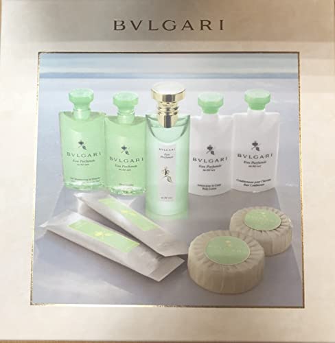 Bulgari Set(Au The Blanc femme/woman Eau de Cologne,75ml+Refreshing towels,2xStück+Shampoo,75ml+Conditioner,75ml+Body Lotion,75ml+Shower Gel,75ml+Soap,50g+Soap,75g), 1 Stück