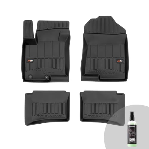 ProLine 3D 4er-Set von Exklusiven Auto Fußmatten für Hyundai Bayon ab 2021, für Hyundai i20 III ab 2020 | Langlebiges TPE-Material | Die höchsten Kanten