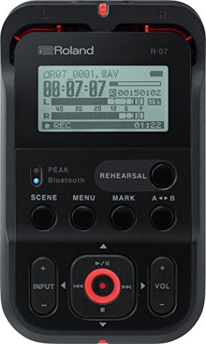 Roland R-07 Mobiler Audio-Recorder Schwarz
