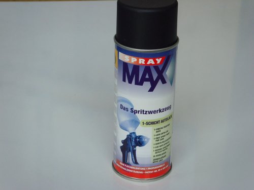 Spray Max - 1K Decklack RAL 9005 tiefschwarz glänzend (400 ml)