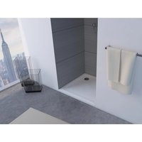 Duschtasse Duschwanne quadratisch 90 x 90 cm - hochwertige Duschtasse aus Sanitär-Acryl, passend für Duschabtrennungen mit einer Grundfläche von 90 x 90 cm