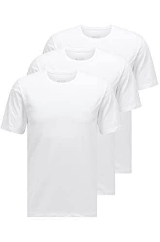 Hugo Boss Herren T-Shirts Business Shirts Crew Neck 50325388 6er Pack, Farbe:Weiß;Größe:2XL;Artikel:-100 White