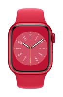 Apple Watch Series 8 (41mm) GPS Smartwatch (PRODUCT)RED Alu mit Sportarmband rot/rot