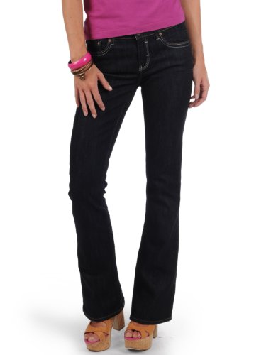 Mavi Damen Jeans Flare; 1013613128 Mid Rise, Boot Cut, Rynse Uptown Gr. 30/34