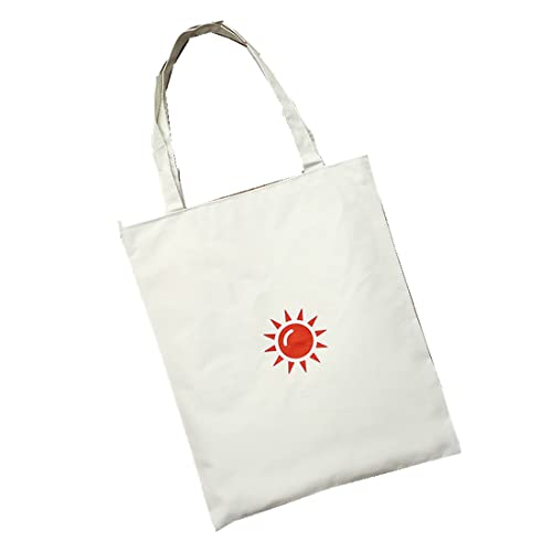 Damen Classics Canvas Tote Bags Faltbare Schultertasche Wiederverwendbare Lebensmitteltaschen, 4-weiß, Einheitsgröße, Canvas & Beach Tote Bag