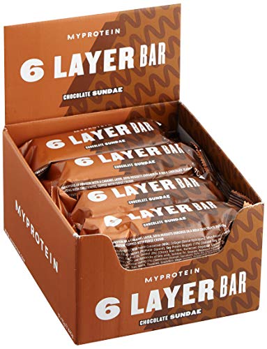 Myprotein 6 Layer Bar, Chocolate Sundae, 12 X 70g 1er Pack(1 x 1 Stück)