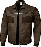Qualitex PRO Bund-Jacke Arbeits-Jacke MG 245 - haselnuss/kastanie - Größe: L