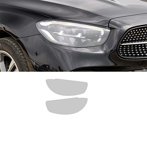 Auto Scheinwerfer Schutz Film Geraucht Schwarz Tint Wrap Vinyl Transparent TPU Aufkleber,Für Mercedes Benz E Klasse Facelift W213 2021