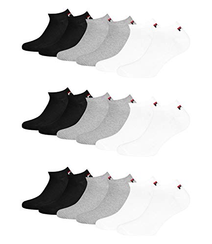 Fila 3 Paar Socken Invisible Sneakers Unisex 35-46 Einfarbig - mehrere Farben: Farbe: Sky | Größe: 43-46 (9-11 UK)