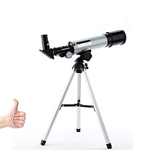Einsteiger-Astronomisches Teleskop 50 360 Sichtspiegel Monokular-Teleskop Student Kinder Geschenke Full Moon