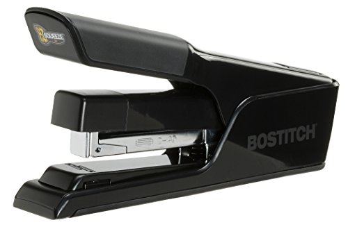 Bostitch EZ Squeeze 40 Blatt Flat Clinch Desktop Hefter, reduzierter Aufwand, Schwarz (B9040)