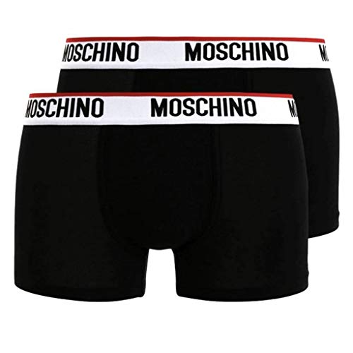 Moschino Boxer Herren 2 Pack - Culotte Artikel A4751 Small, Schwarz XXL