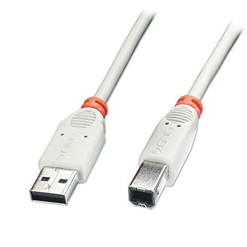 LINDY 41737 1 m USB 2.0 Typ A auf B Kabel – Grau (Packung 50)