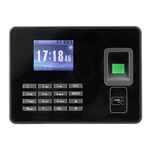 2,8 Zoll LCD biometrische Fingerabdruck-Stempeluhr-Maschine 1000 Fingerabdruck-Kapazität TCP/IP/USB biometrische Angestellt-Anwesenheits-Maschine(EU-Stecker)