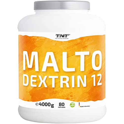 TNT – 100% 4 kg Maltodextrin 12 • Kohlenhydrate Pulver für Sport, Fitness & Bodybuilding