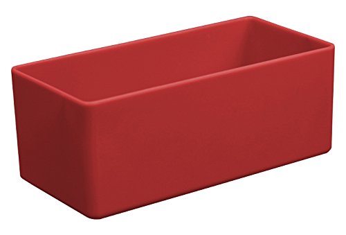 Kunststoff-Einsatzkasten, rot, 99x49x40 mm (LxBxH), 1 Packung = 25 Stück
