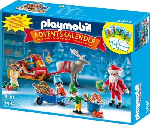 Playmobil 5494 - Adventskalender Weihnachtsmann beim Geschenke packen