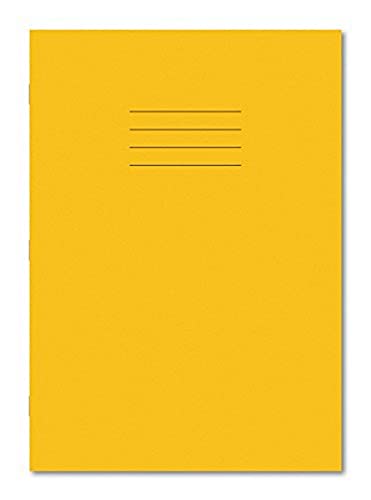 Hamelin A4 5 mm kariert, 80 Seiten Heft - 50 Stück A4 gelb