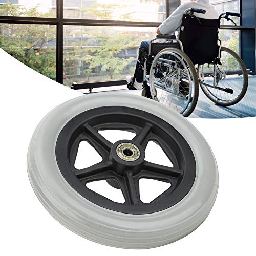 Rollstuhlräder ， 7 Zoll Rollstuhl Vorderräder ， Behinderte Old People Walk Chair Rollstuhl Gummiräder
