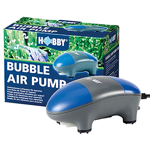 Hobby 00692 Bubble Air Pump 300 / 100 - 300 l, Aquarienluftpumpe, grau-blau