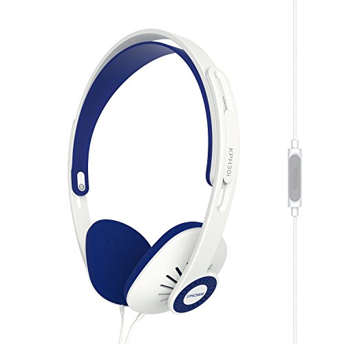 Ausinės Koss Headphones KPH30iW Headband/On-Ear, 3.5mm (1/8 inch), Microphone, Baltas,