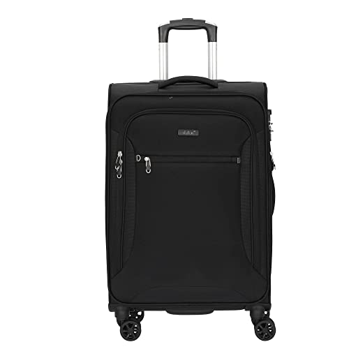 D&N Travel Line 6404 Koffer, 68 cm, 70L, schwarz