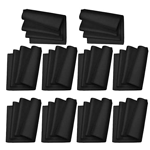 10 Pack Satin Table Runners Chair Sashes Swags Wedding Party Table Decoration Black 30x275cm